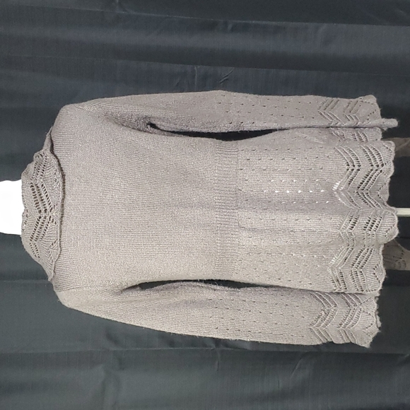 Decree taupe cardigan - Picture 5 of 7